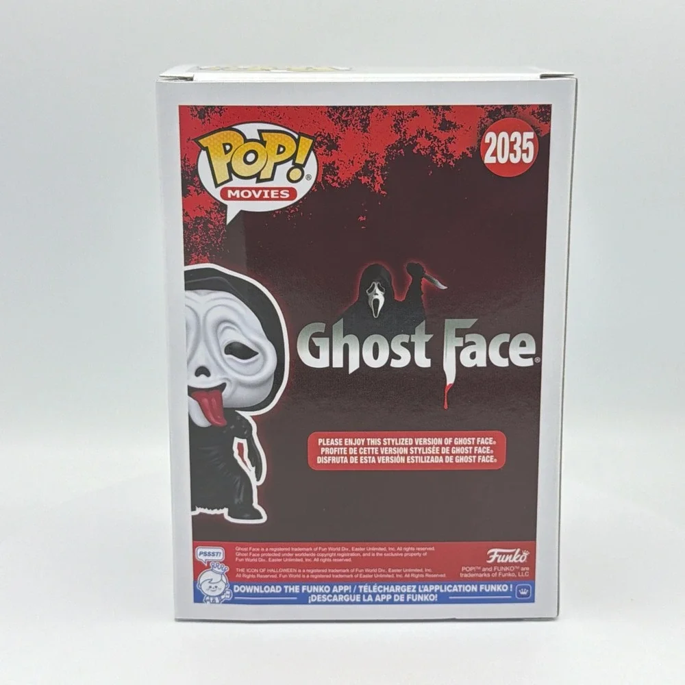 Funko Pop Ghost Face Tongue in Cheek Scream 2035 Horror Vinyl